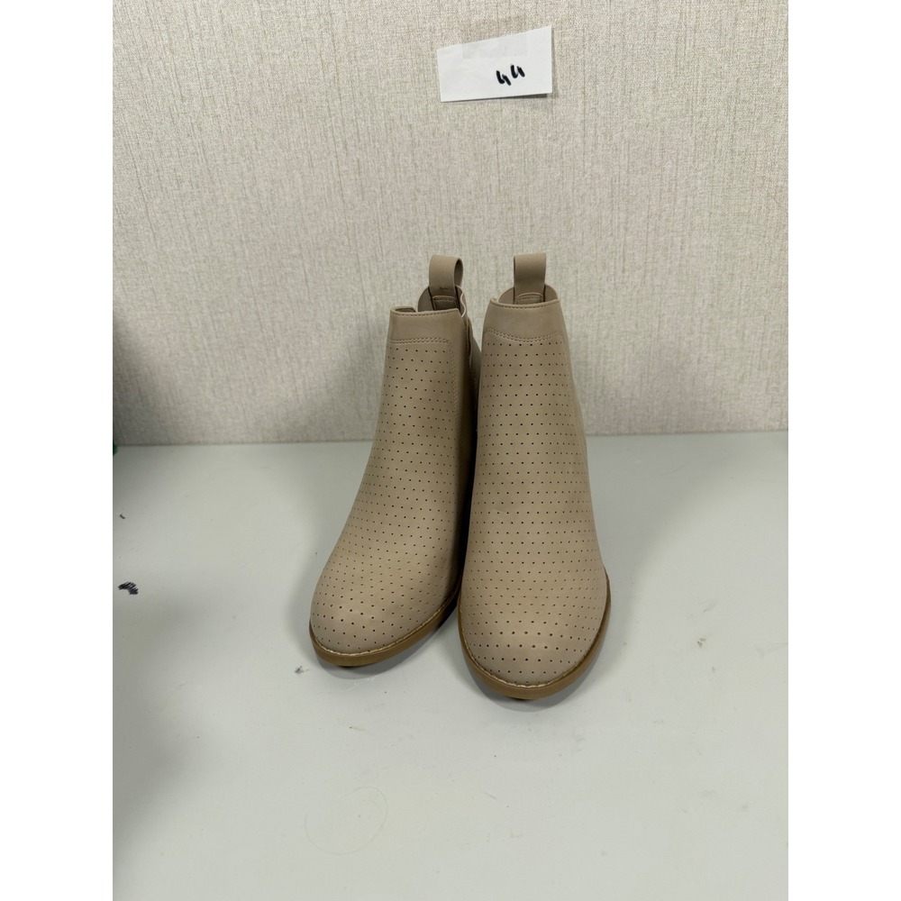DV DOLCE‎ VITA ANTHROPOLOGIE GERDY SIZE 8 PERFORATED ANKLE WEDGE BOOTIE BOOT - Picture 9 of 13